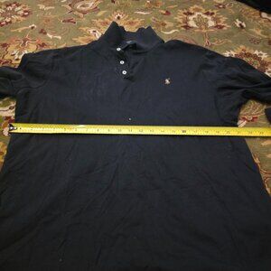 Polo ralph laurn long sleeve polo black medium